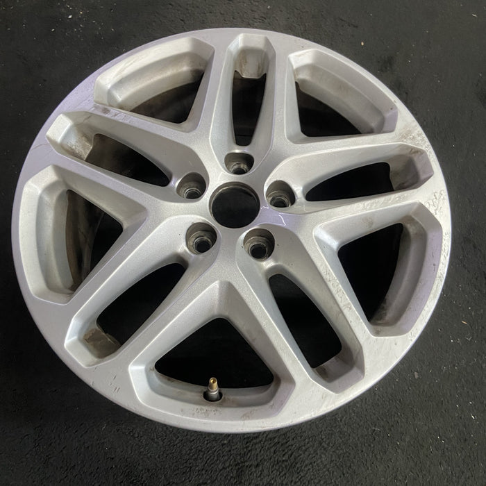 17" FUSION 13-14 17x7.5, , 5 split spokes Original OEM Wheel Rim - Side Profile