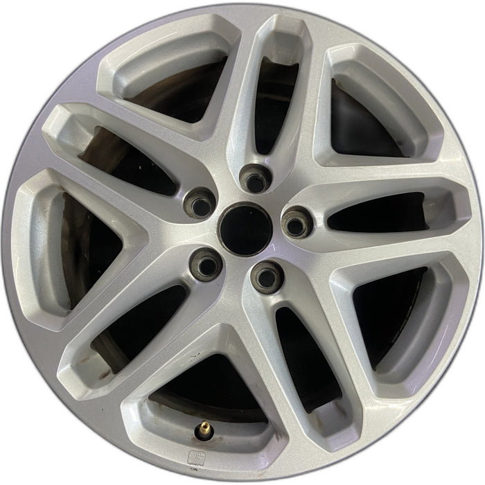 17" FUSION 13-14 17x7.5, , 5 split spokes Original OEM Wheel Rim - Front View