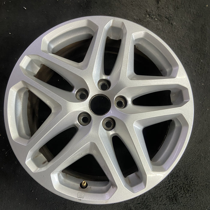 17" FUSION 13-14 17x7.5, , 5 split spokes Original OEM Wheel Rim - Angle View