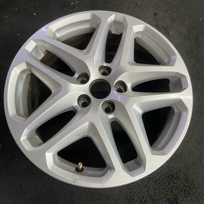 17" FUSION 13-14 17x7.5, , 5 split spokes Original OEM Wheel Rim - Side Profile