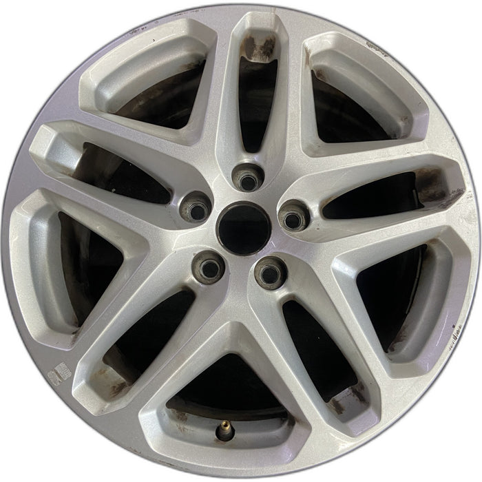 17" FUSION 13-14 17x7.5, , 5 split spokes Original OEM Wheel Rim - Front View