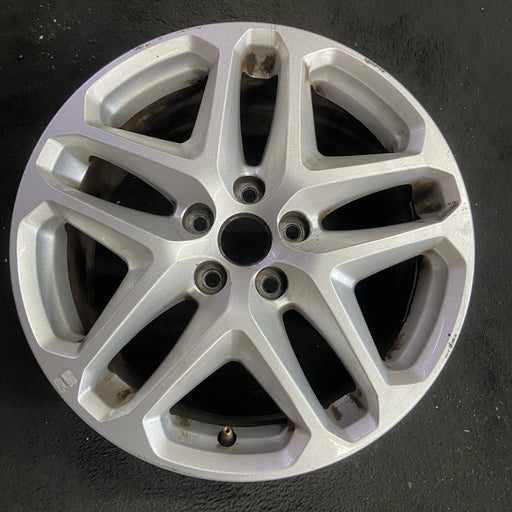 17" FUSION 13-14 17x7.5, , 5 split spokes Original OEM Wheel Rim - Angle View