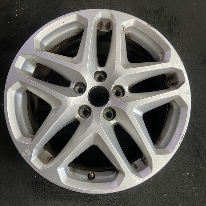 17" FUSION 13-14 17x7.5, , 5 split spokes Original OEM Wheel Rim - Angle View