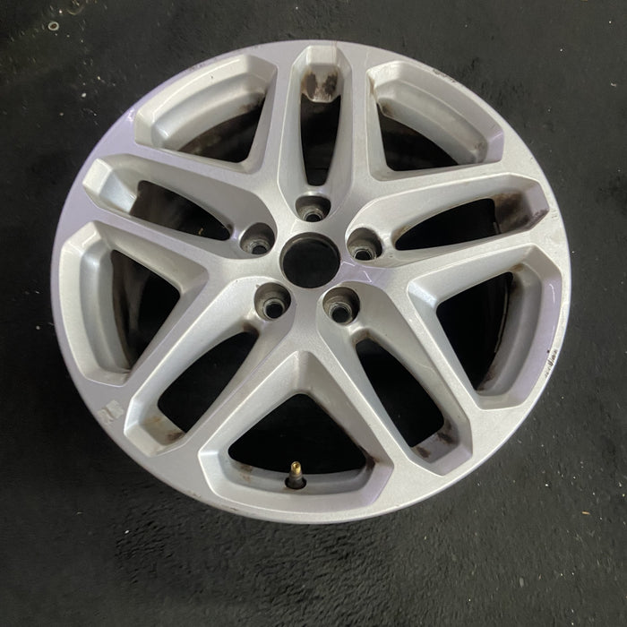 17" FUSION 13-14 17x7.5, , 5 split spokes Original OEM Wheel Rim - Side Profile