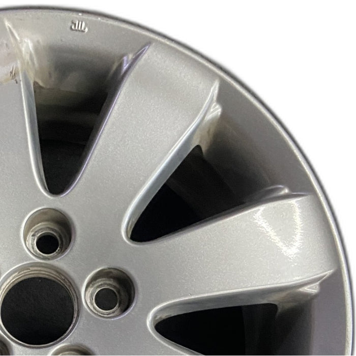 17" AVALON 05-07 17x7 alloy 8 spoke argent gray Original OEM Wheel Rim - Side Profile