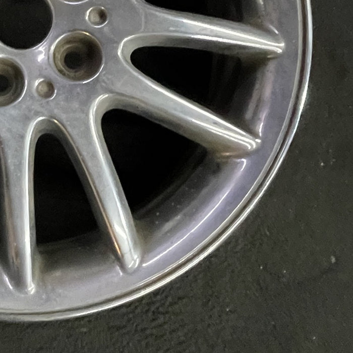 17" 300M 99-01 17x7 12 spoke chrome Original OEM Wheel Rim - Back View