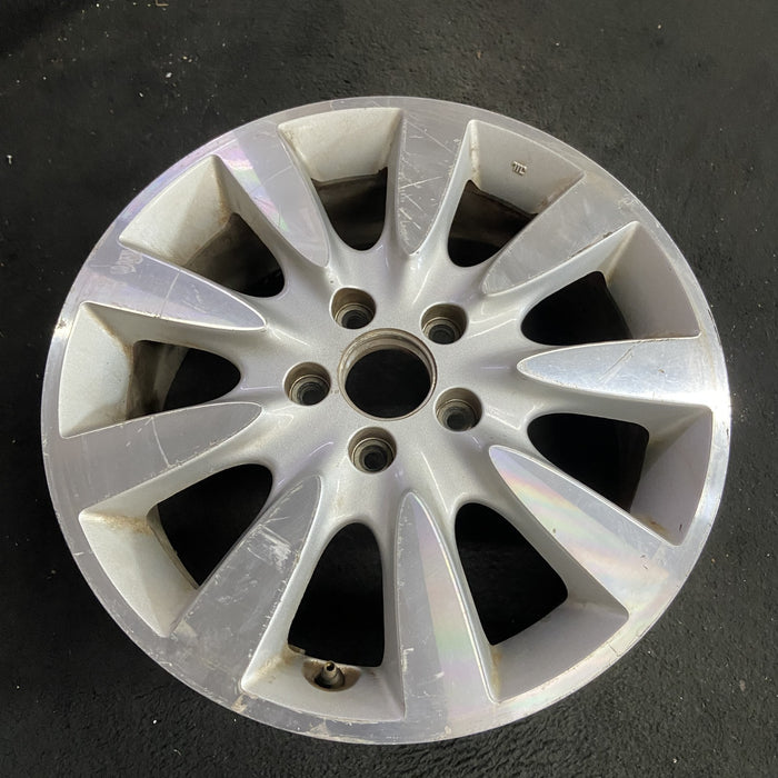 17" ACCORD 06-07 17x6.5 , 9 spoke Original OEM Wheel Rim - Side Profile