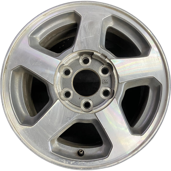 16" TRAILBLAZER 02-03 16x7, aluminum, 5 spoke, opt QC3 , Original OEM Wheel Rim
