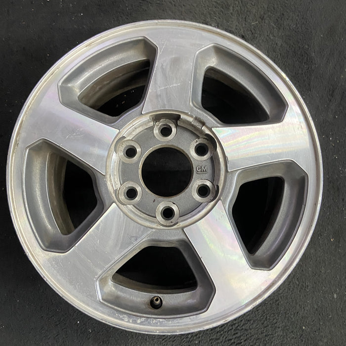 16" TRAILBLAZER 02-03 16x7, aluminum, 5 spoke, opt QC3 , Original OEM Wheel Rim