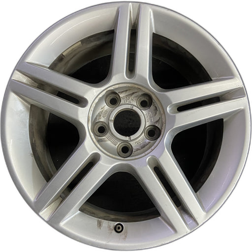 17" AUDI A4 05-11 17x7.5 , 10 spoke Original OEM Wheel Rim - Front View