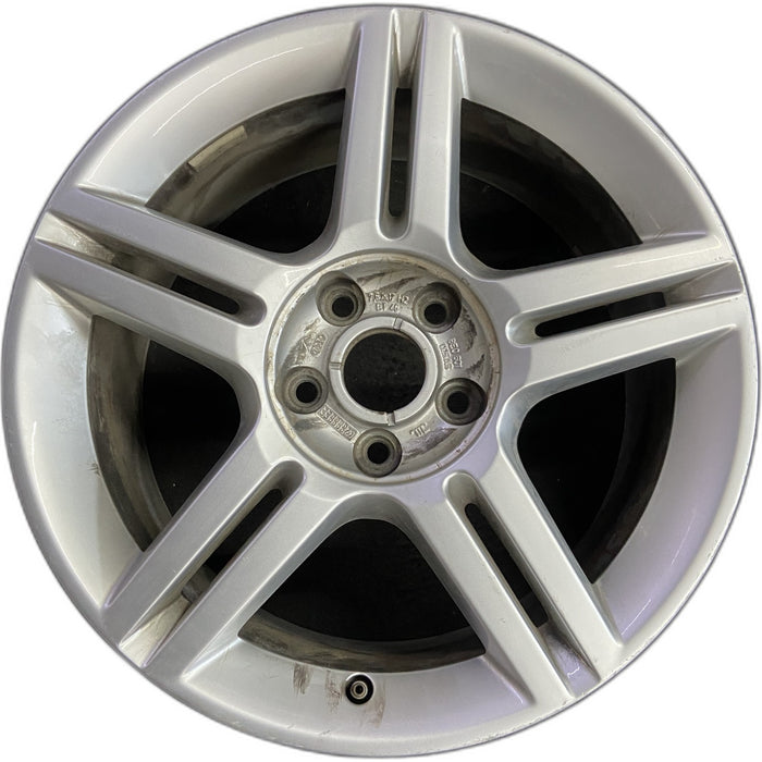 17" AUDI A4 05-11 17x7.5 , 10 spoke Original OEM Wheel Rim - Front View