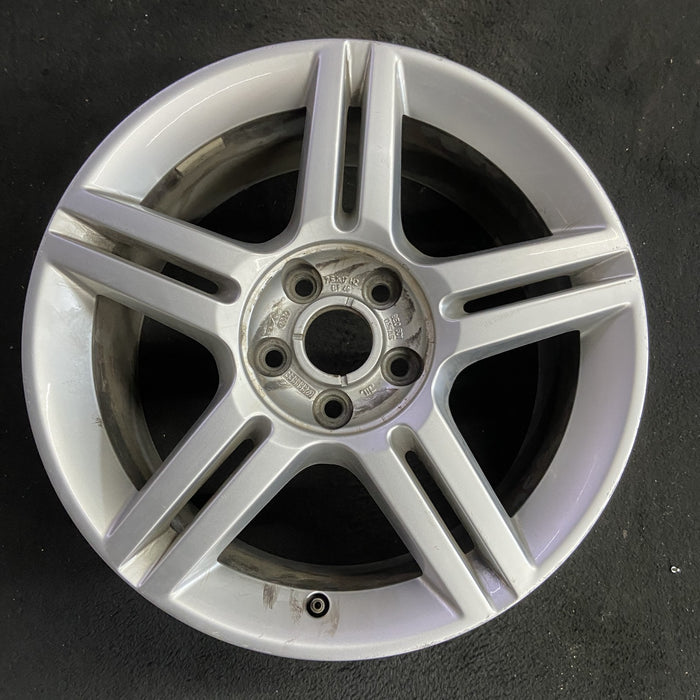 17" AUDI A4 05-11 17x7.5 , 10 spoke Original OEM Wheel Rim - Angle View