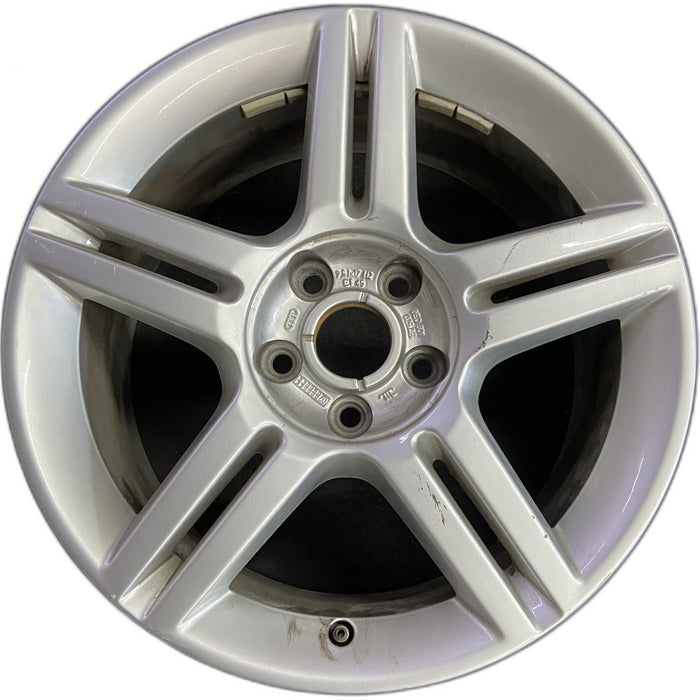 17" AUDI A4 05-11 17x7.5 , 10 spoke Original OEM Wheel Rim - Front View