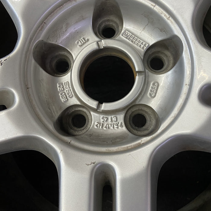 17" AUDI A4 05-11 17x7.5 , 10 spoke Original OEM Wheel Rim - Back View