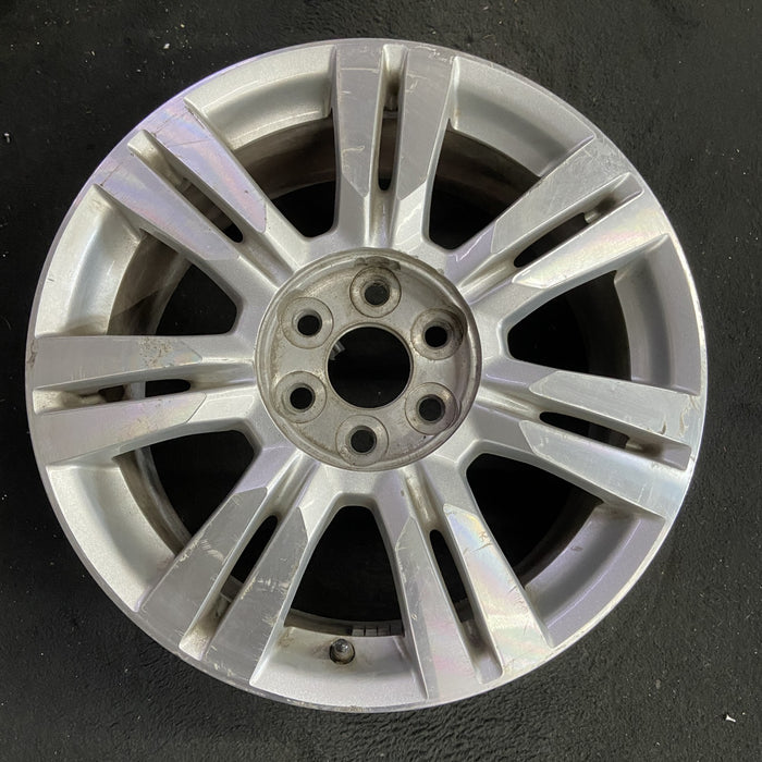18" SRX 10-11 18x8, bright finish Original OEM Wheel Rim - Angle View