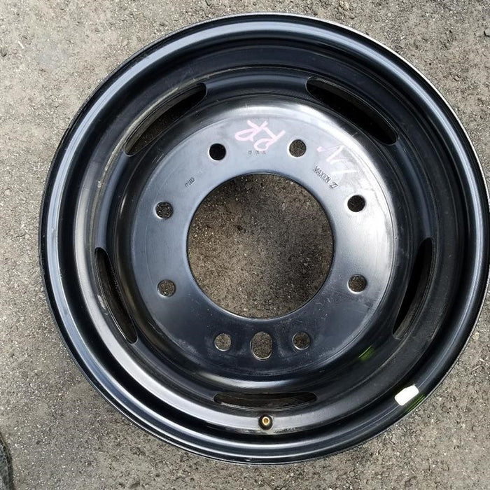 17" DODGE 3500 PICKUP 19-24 Chassis Cab, DRW, , steel Original OEM Wheel Rim - Front View