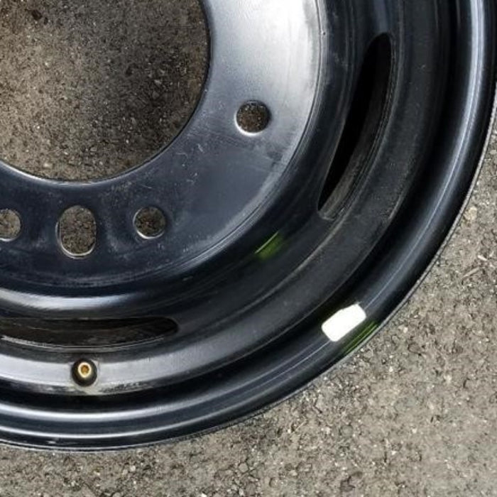 17" DODGE 3500 PICKUP 19-24 Chassis Cab, DRW, , steel Original OEM Wheel Rim - Back View