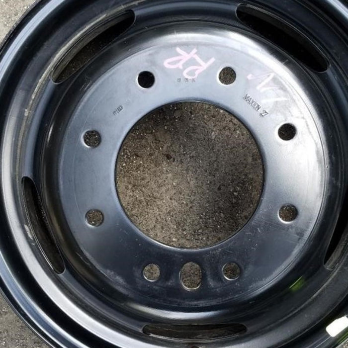 17" DODGE 3500 PICKUP 19-24 Chassis Cab, DRW, , steel Original OEM Wheel Rim - Angle View