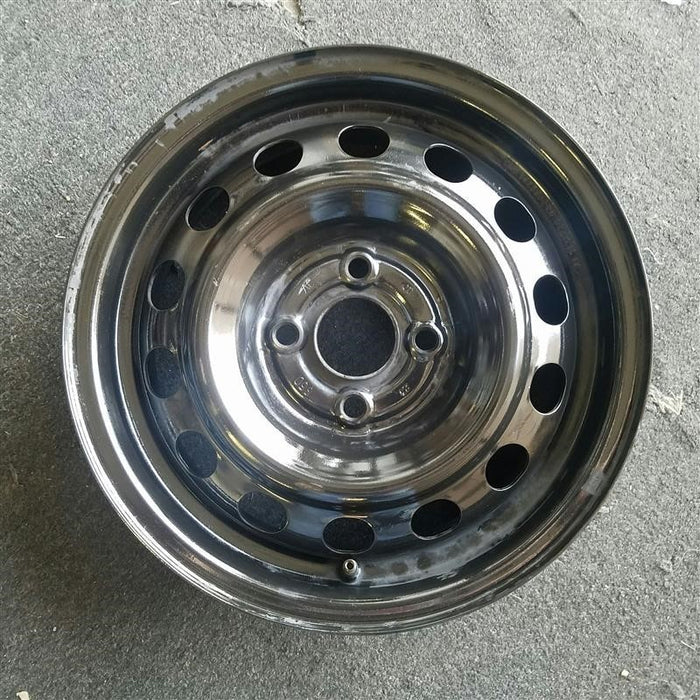 14" CIVIC 01-03 14x5.5, steel Original OEM Wheel Rim - Front View