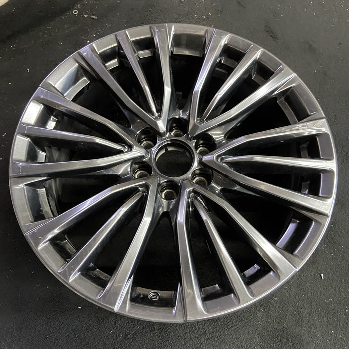 22" ESCALADE 23 22x9, 6 spoke Original OEM Wheel Rim - Side Profile