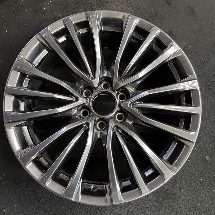 22" ESCALADE 23 22x9, 6 spoke Original OEM Wheel Rim - Angle View