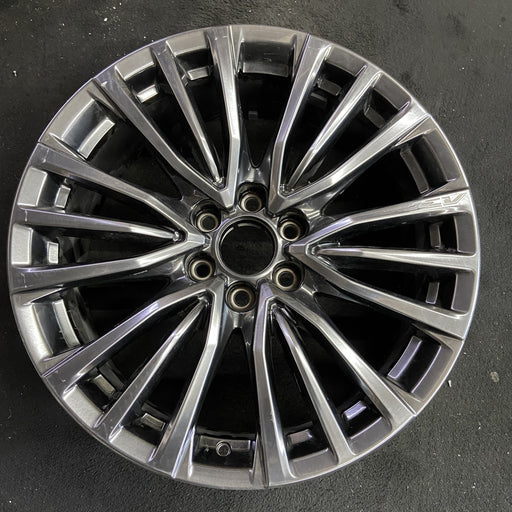 22" ESCALADE 23 22x9, 6 spoke Original OEM Wheel Rim - Angle View