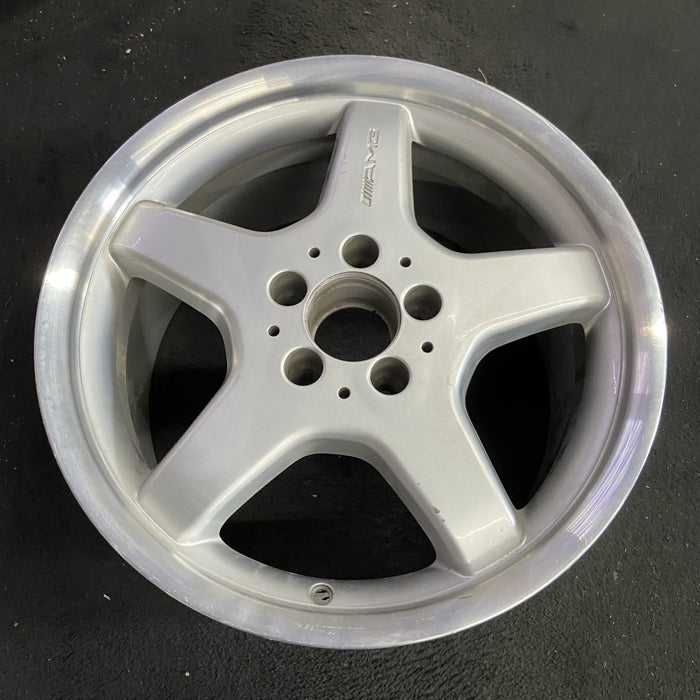 17" MERCEDES SLK 02-03 170 Type; SLK230, 17x8.5, 1 piece design Original OEM - Side Profile