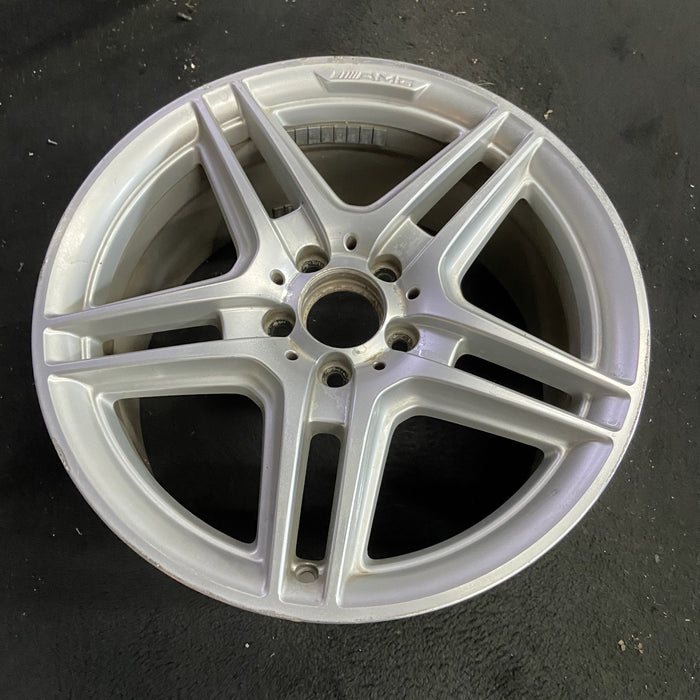 18" MERCEDES C-CLASS 08-09 204 Type; C300, 18x8.5 Original OEM Wheel Rim - Side Profile