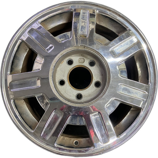 16" DEVILLE 03-05 5 lug, Base, 16x7, , chrome, opt QC6 Original OEM Wheel Rim - Front View
