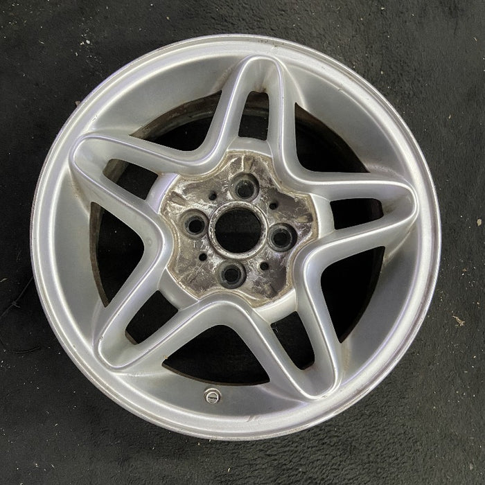 16" CLUBMAN 08-09 16x6.5 alloy 5 spoke star design open spokes silver Original OEM Wheel Rim