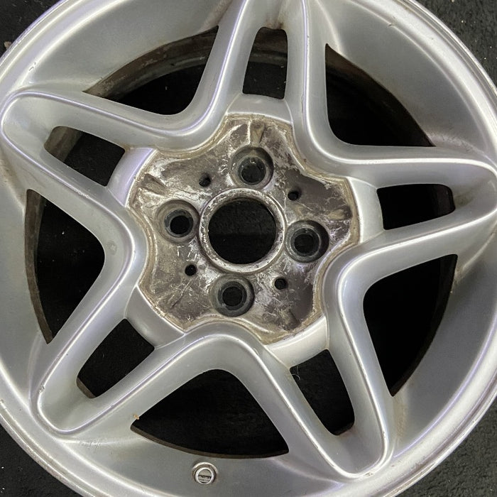 16" CLUBMAN 08-09 16x6.5 alloy 5 spoke star design open spokes silver Original OEM Wheel Rim