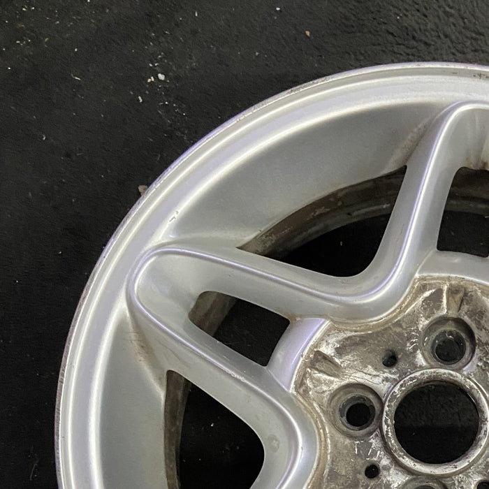 16" CLUBMAN 08-09 16x6.5 alloy 5 spoke star design open spokes silver Original OEM Wheel Rim