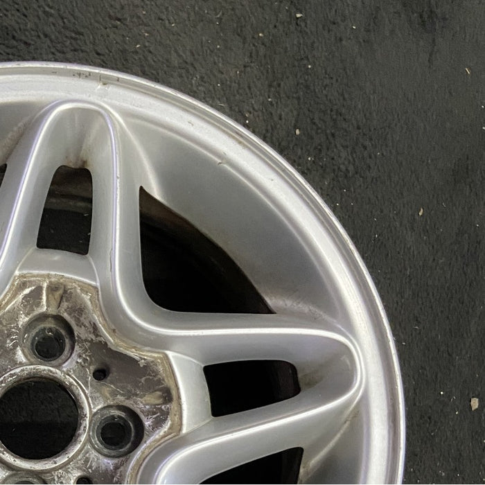 16" CLUBMAN 08-09 16x6.5 alloy 5 spoke star design open spokes silver Original OEM Wheel Rim