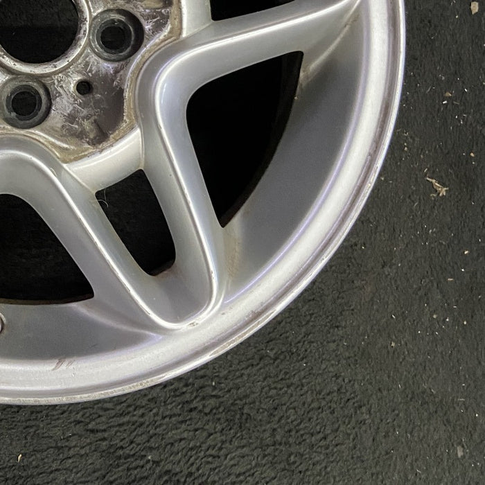 16" CLUBMAN 08-09 16x6.5 alloy 5 spoke star design open spokes silver Original OEM Wheel Rim