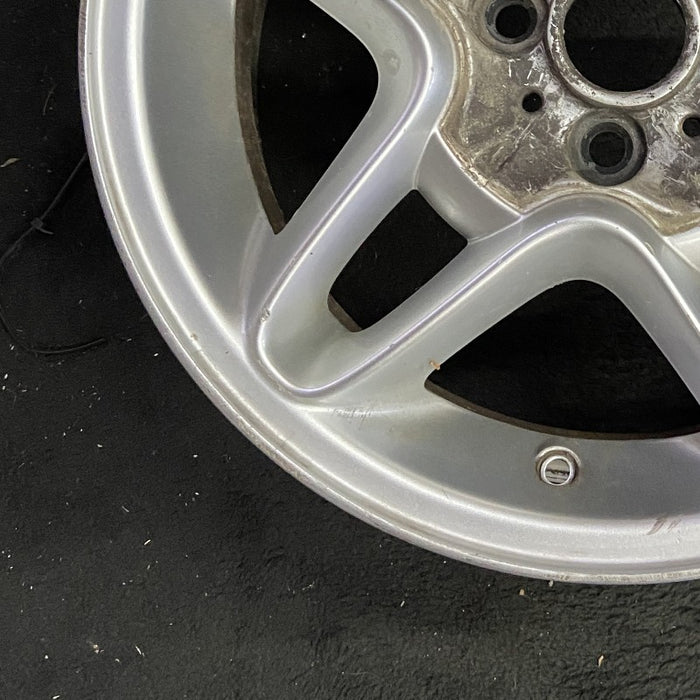 16" CLUBMAN 08-09 16x6.5 alloy 5 spoke star design open spokes silver Original OEM Wheel Rim