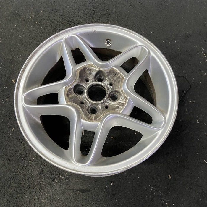 16" CLUBMAN 08-09 16x6.5 alloy 5 spoke star design open spokes silver Original OEM Wheel Rim