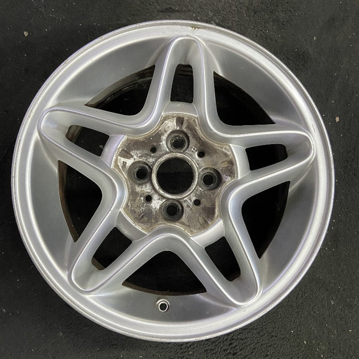 16" CLUBMAN 08-09 16x6.5 alloy 5 spoke star design open spokes silver Original OEM Wheel Rim