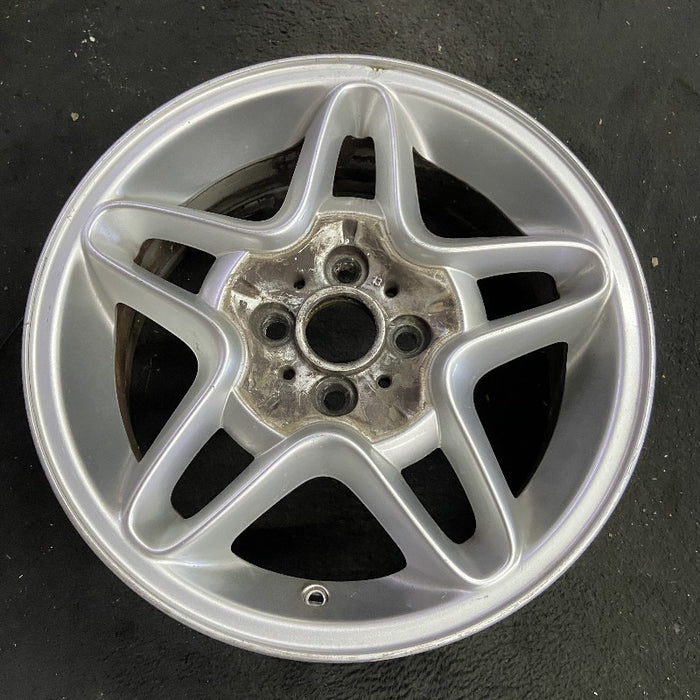 16" CLUBMAN 08-09 16x6.5 alloy 5 spoke star design open spokes silver Original OEM Wheel Rim