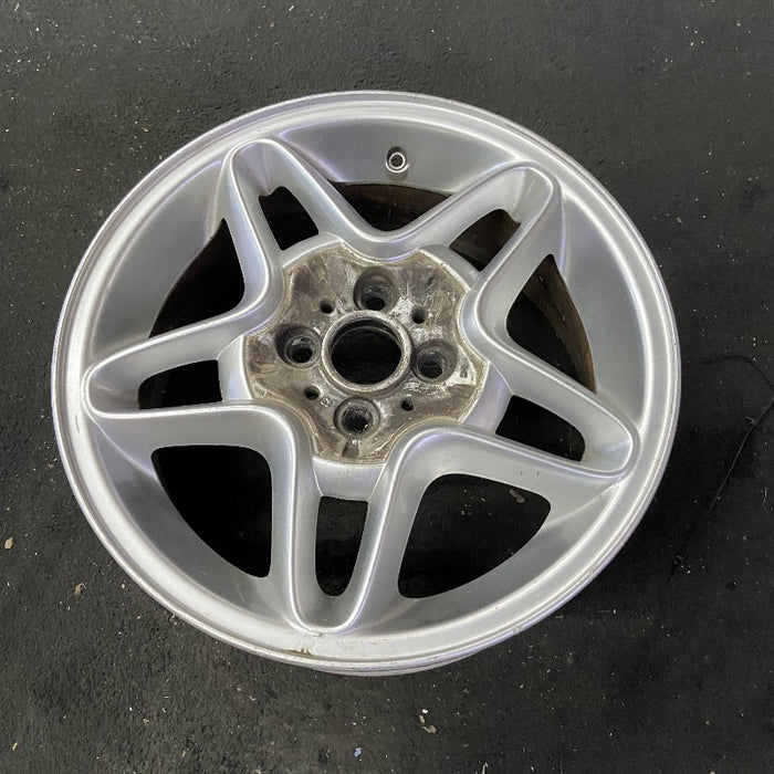 16" CLUBMAN 08-09 16x6.5 alloy 5 spoke star design open spokes silver Original OEM Wheel Rim