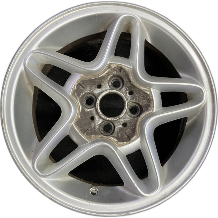 16" CLUBMAN 08-09 16x6.5 alloy 5 spoke star design open spokes silver Original OEM Wheel Rim
