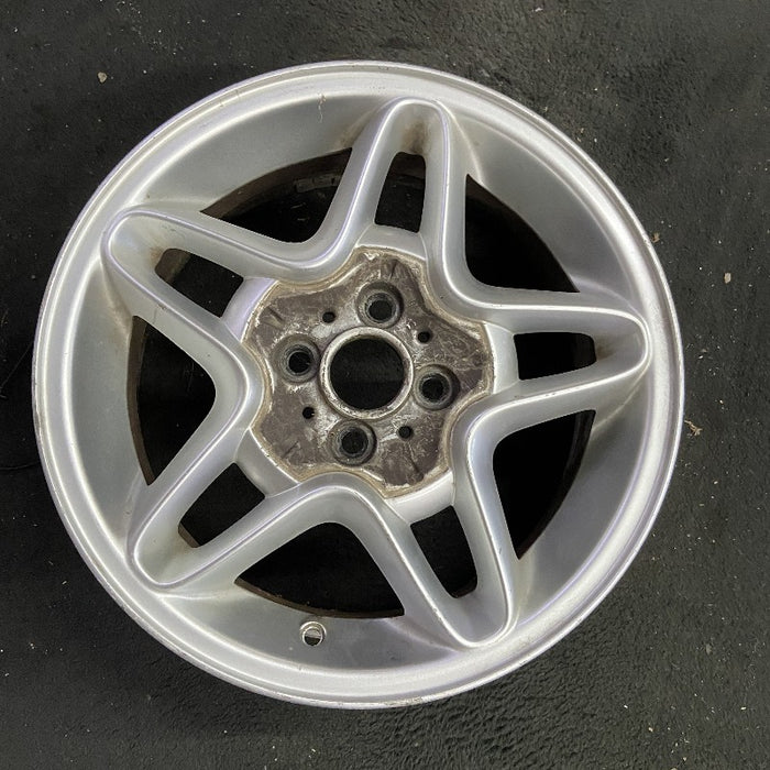 16" CLUBMAN 08-09 16x6.5 alloy 5 spoke star design open spokes silver Original OEM Wheel Rim