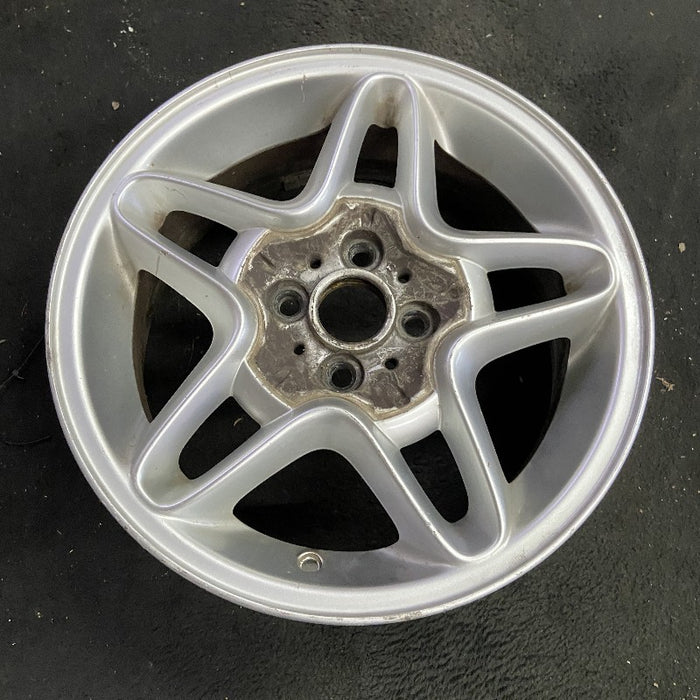 16" CLUBMAN 08-09 16x6.5 alloy 5 spoke star design open spokes silver Original OEM Wheel Rim