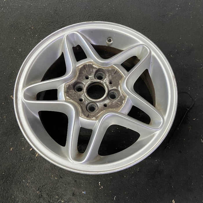 16" CLUBMAN 08-09 16x6.5 alloy 5 spoke star design open spokes silver Original OEM Wheel Rim