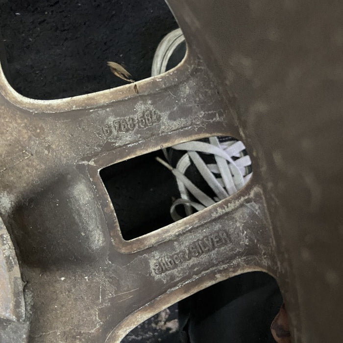 16" CLUBMAN 08-09 16x6.5 alloy 5 spoke star design open spokes silver Original OEM Wheel Rim