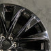 24" ESCALADE 25 24x9.5 12 spoke black opt 5FE Original OEM Wheel Rim - Close-Up Detail