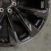 24" ESCALADE 25 24x9.5 12 spoke black opt 5FE Original OEM Wheel Rim - Back View