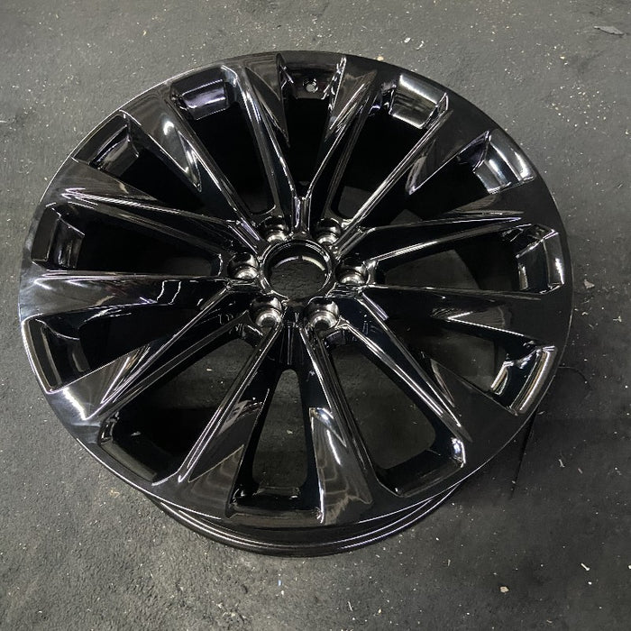 24" ESCALADE 25 24x9.5 12 spoke black opt 5FE Original OEM Wheel Rim - View 8