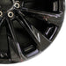 24" ESCALADE 25 24x9.5 12 spoke black opt 5FE Original OEM Wheel Rim - Close-Up Detail