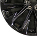 24" ESCALADE 25 24x9.5 12 spoke black opt 5FE Original OEM Wheel Rim - Back View