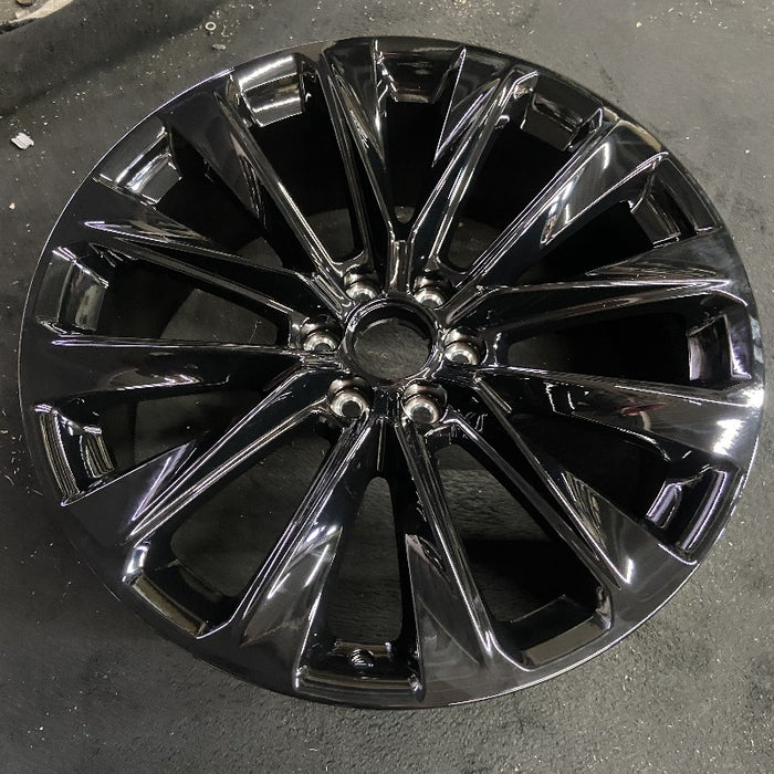 24" ESCALADE 25 24x9.5 12 spoke black opt 5FE Original OEM Wheel Rim - View 7